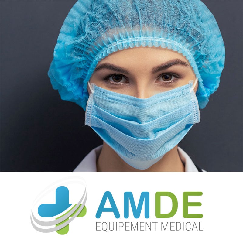 MASQUES CHIRURGICAUX TYPE 2R (BOÎTE DE 50 PIÈCES) – AMDE