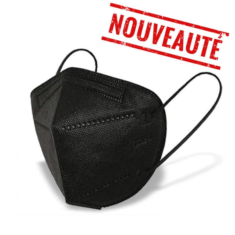 Masque FFP2 noir ESLH /50p